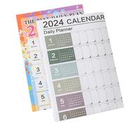 CIYODO 2Pcs Wall Planner Calendar Daily Planning Schedule with Tear-off Pages Lightweight Sturdy for Home Office Organization and Note-taking