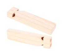 CIYODO 2pcs Wooden DIY Whistle for Unpainted Musical Instrument for Beginners Easy to Play Party Supplies Cultivates Music Interest and Artistic Potential