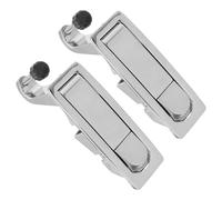 CIYODO 2pcs Zinc Alloy Trigger Latch Lock for Tool Box and Distribution Box, Keyless Compression Flush Mount Latch with Secure Design, Versatile Application for Industrial Equipment