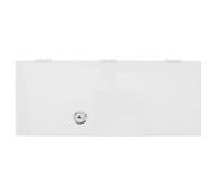 CIYODO 3-gang Surface Mount Electrical Box for Wall Switches and Power Outlets, Weatherproof Lockable Iron Junction Box Enclosure, Rectangular 2.8-inch Deep, Suitable for Balcony