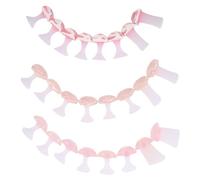 CIYODO 3 Sets Manicure Finger Splitter Finger Separators Nail Separator Toe Dividers Spacers Silicone Pink