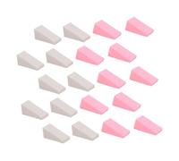 CIYODO 30pcs Dual-use Makeup Sponges Powder Puff for Dry Wet Application Soft Expandable Cosmetic Tool for Foundation Concealer Blush Highlighter Natural and Pink