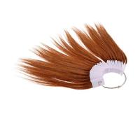 CIYODO 30pcs Hair Strand for Testing Color with Soft and Natural Feel Golden Hair Colour Testing Sample for Hairdressing Salon Training and Colour Dying Practice Sample