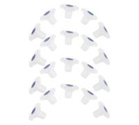 CIYODO 30pcs Pe Polyethylene Funnel Closure Plugs 19/26 Plastic Stopper Dust Caps for Laboratory Separatory Funnels and Chemical Experiment Accessories