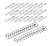 CIYODO 30Pcs Stainless Steel Nutcracker Replacement Springs, Coiled Compression Springs for Walnut Cracker Repair, Sturdy Nut Cracking Mechanism Suitable for DIY Maintenance