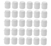 CIYODO 30pcs Travel Toothpaste Caps Screw Flip Design Small Tube Covers Compact Lightweight Self-Closing Tops for Bathroom and Travel Toiletries Storage
