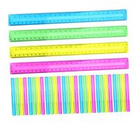 CIYODO 32pcs Plastic Drawing Ruler Transparent Measuring Tools for Students Artists Architects School Office Use
