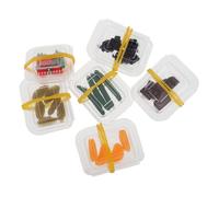 CIYODO 35PCS Miniature Food Set Realistic Tiny Fruit and Bread Models for Pretend Play Detailed Micro Scale Grocery Store and Vegetable Pretend Play for Creative Role Playing
