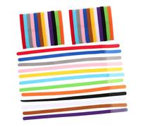 CIYODO 36pcs Adjustable Newborn Puppy Id Collars Nylon Whelping Bands for Small Dogs and Kittens Soft Identification Pet Collars for Litter Recognition