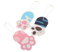 CIYODO 3Pcs Compressed Cellulose Cat Paw Kitchen Sponges Non-Scratch Dishwashing Sponge Set Cartoon Design for Cleaning Dishes and Surfaces