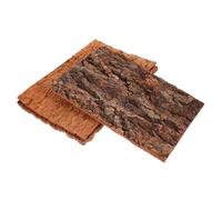CIYODO 3pcs Cork Bark for Reptile Box Lifelike Tree Bark Ornament for Gecko Feeding Ledge and Snake Enclosure Accessories