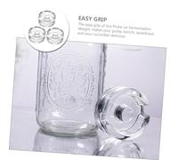 CIYODO 3pcs Glass Fermentation Weights for Mason Jars Wide Mouth Jar Weights for Pickling and Food Fermenting Reusable Heavy-duty Leavening Stone Accessories