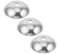 CIYODO 3pcs Gym Cable Accessories Steel Wire Rope Clamp End Connectors with Iron Bowl Ring for Pulley Cable Attachment, Replacement Parts for Fitness Equipment and Gym Machines