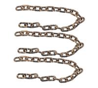 CIYODO 3pcs Halloween Plastic Chains Fake Prison Shackles Props for Spooky Party Decor Haunted House Cosplay Accessories with Realistic Link Design