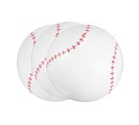 CIYODO 3pcs Inflatable Baseball PVC Balls Lightweight Outdoor Indoor Sports for Summer Pool Beach Party Fun Gift