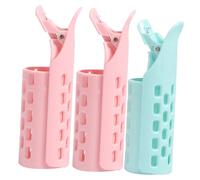 CIYODO 3pcs Manual Hair Curlers Abs Lightweight Hair Styling Tools Gentle Curling Rollers and Fringe Styling Random Color