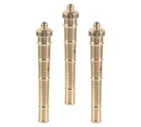 CIYODO 3pcs Miniature Copper Tube Models for Ship Models Sturdy Golden Decorative Cannons for Home and Decoration