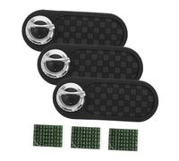 CIYODO 3pcs Multifunctional Car Bracket Rotatable Phone Holder Phone Holders for Your Car Parking Number Pad Anti-slip Mat for Sunglasses Pvc