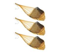 CIYODO 3pcs Multifunctional Home Decoration Hook Hanging Flower Pot Decoration Hanging Flower Pots Holder Wall-mounted Lightweight Baskets Woven Basket