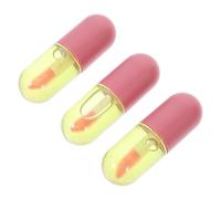 CIYODO 3Pcs Portable Color-changing Lip Oils with Moisturizing Plumping Effect Nourishing Lip Protectors for Wrinkle Reduction Travel-friendly