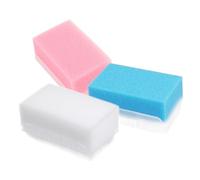 CIYODO 3pcs Sensory Brush for Newborns Soft Tactile Bathing Scrubber Kit in White Pink Blue Portable Body Cleaning Brushes for Sensory Development and Early Education Use