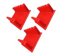 CIYODO 3pcs Soldering Wire Holder Clamp with Silicone Heating Shield and Universal Clamp Design, 5 Slots Red Magnetic Base for Wire Fixing During Soldering Tasks and Home DIY Environments