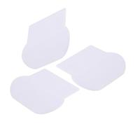 CIYODO 3pcs White Toilet Seat Lifter Tabs for Hygienic Operation with Easy Adhesive Installation, Plastic Toilet Lid Handle Lifters for Public Bathroom and Office Use