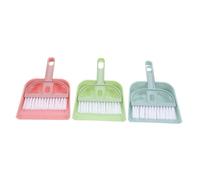 CIYODO 3Sets Mini Broom and Dustpan Handheld for Desktop Classroom and Quick Cleanups Compact Portable Design with Innovative Mesh for Efficient Debris