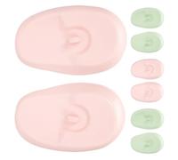 CIYODO 4 Pairs Waterproof Ear Covers for Shower Made of Heat Resistant Silicone Designed for Protecting Ears from Burns during Hair Dyeing and Suitable for Salon and Home Use