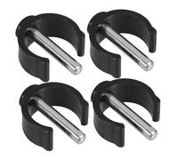CIYODO 4 Pcs Crutch Handle Clips for Tubes Adjustable Buckle Latch Clamps for Toilet Stools Shower Chairs Walking Canes Easy Installation Versatile Compatibility
