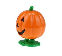 CIYODO 4 Pcs Wind Up Pumpkin Orange Clockwork Halloween Party Favors Safe Friendly Harvest Decorations for Imaginative Play and Coordination Development