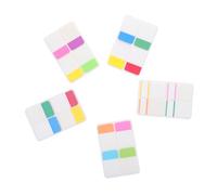 CIYODO 400pcs Writable Sticky Page Tabs for Files Double-sided Note Markers with Color-coded Index Flags Half-adhesive for Easy Application and Removal for Document Classification Reading