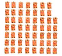 CIYODO 40Pcs Adorable Tiger Pattern Lollipop Cards with Iron Wire Eye Catching Decoration for Parties Convenient Lollipop Holders Premium Safe Paper for Candy Wrapping