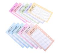 CIYODO 48 Sheets Money Saving Challenge Tracker Refill Sheets for Binder Cash Savings Recording Portable Budget Organizer for Financial Habit Development