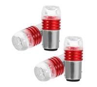 CIYODO 4pcs 12v LED Taillight Bulb for Electric Motorcycle, Red Rear Taillight Replacement with Reliable Performance and Easy Installation, Aluminium Alloy and Glass Material