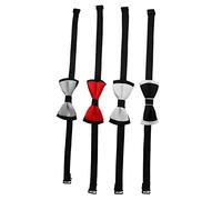 CIYODO 4pcs Adjustable for Little Puppies Pet Accessories for Dogs and Cats for Holidays Parties and Daily Wear Stylish Bow Knot Ties