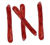 CIYODO 4pcs Artificial Lifelike Food Sausage Model Realistic Fake Hot Links for Kitchen Home Party Decoration Photography Props Display Use