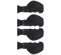 CIYODO 4pcs Black Walker Hand Grips for Diameter Rolling Walkers Ergonomic Abrasion Resistant Replacement Handles for Wheelchair Shopping Cart Drive Accessories