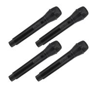 CIYODO 4pcs Boys and Girls Microphone Toy Props Simulation Journalist Microphone Pretend Play Toys for Boys Girls Realistic Sound Feedback for Role-playing