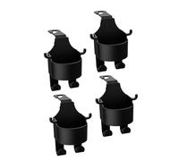 CIYODO 4pcs Car Headrest Cup Holder Organizer Multipurpose Rear Seat Storage Box for Bottles and Drinks Backseat Cup Storage with Sleek Black Design for Vehicle Interior