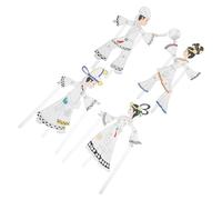 CIYODO 4pcs Chinese Traditional Shadow Puppet DIY Kit for Handmade Puppet Craft with Materials for Cultural Education Family Interaction Fine Motor Skills Development and Artistic