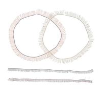 CIYODO 4pcs Doll Eyelashes Simulated Faux Lashes for DIY Doll Accessories Black Brown Tea Brown Red Strips Realistic Fake Eyelash Craft Supplies