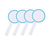 CIYODO 4Pcs Dry Erase Answer Paddles Single-Sided Handheld Whiteboards Score Boards for Classroom Auctions Voting and Quick Response