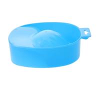 CIYODO 4pcs Ergonomic Plastic Nail Soaking Bowl for Manicure and Cuticle Softening Lightweight Hand Care Tool for Home and Salon Use Easy to Clean and Maintain