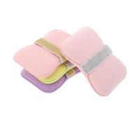 CIYODO 4pcs Exfoliating Soap Sponges with Integrated Soap Pouches for Gentle Dead Skin Removal and Rich Generation Soft Pouf Shower Loofah for Daily Skin Cleansing