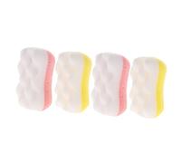 CIYODO 4pcs Exfoliating Sponge Sponges Skin Care Scrubbers Body Scrubber Bathing Shower Bathroom Loofah Body Bath for Skin Care Random Color