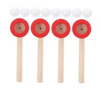 CIYODO 4pcs Floating Blow Ball Game for Interactive Breath Control for Speech Therapy and Respiratory Exercise Educational Balance Blowing Fun for Family Play and Parties
