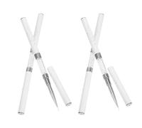 CIYODO 4pcs Nail Art Liner Brushes Double-ended Precision Gel Polish Painting Pen for Ultrathin Lines Fine Drawing Manicure Tools Compatible with Gel Nail Techniques Portable Design