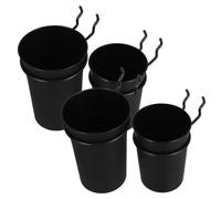 CIYODO 4pcs Peg Board Organizers Screw Storage Boxes Wall Mounted Tool Holders Garage Wall Storage Bins with Plastic Steel Construction Easy Mount for Repair Tools and Accessories