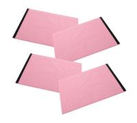 CIYODO 4pcs Pink Lined Notepads with Tear-off Pages Horizontal Memo Pads with Divided Columns Refillable Adhesive Note Paper for Home Office Study Work